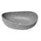 Alfi Brand 23 inch Solid Concrete Wavy Oval Above Mount Vessel Sink ABCO23O - alternate 10